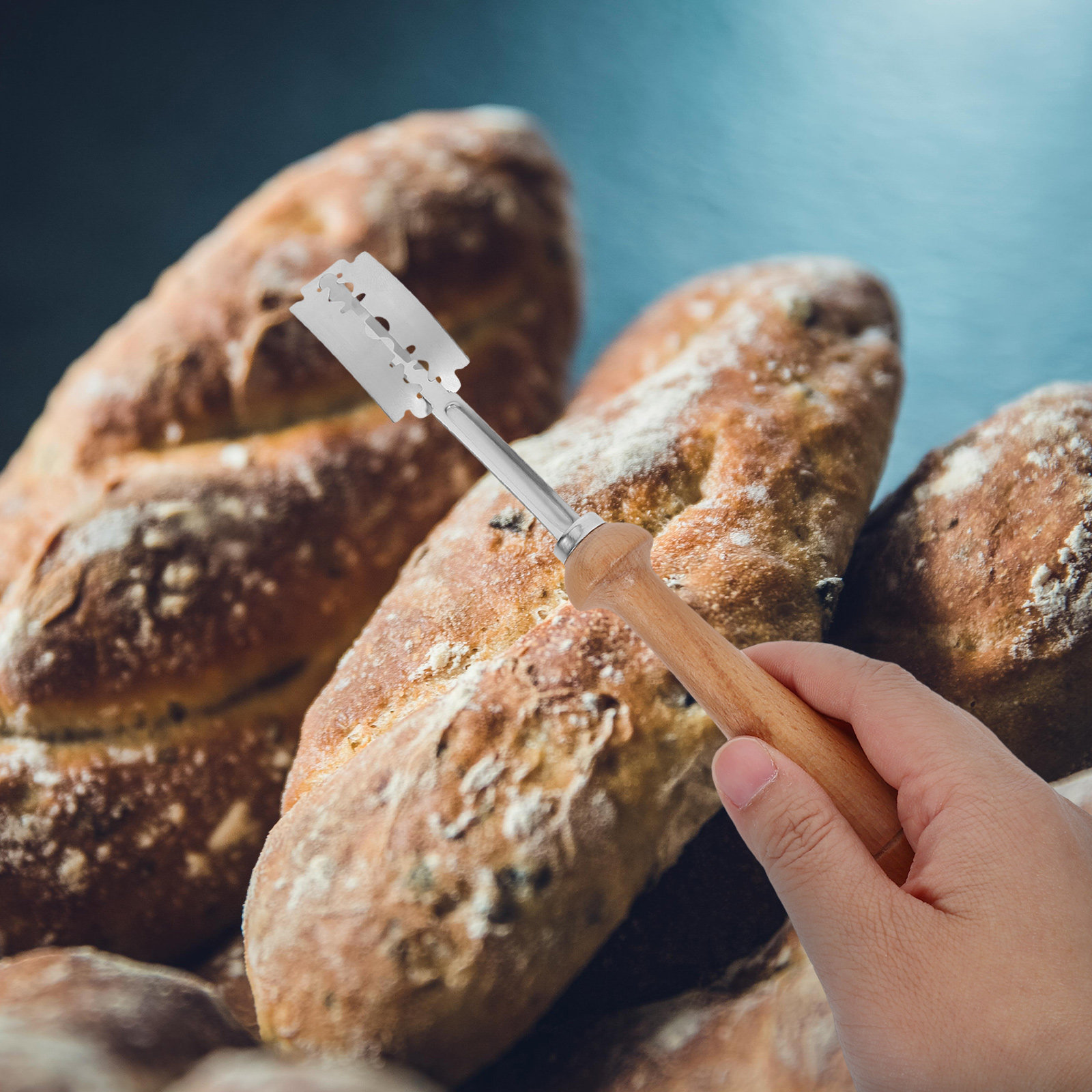 Bread Lame Scoring - Conjunto de Ferramentas para Pão: Lâminas