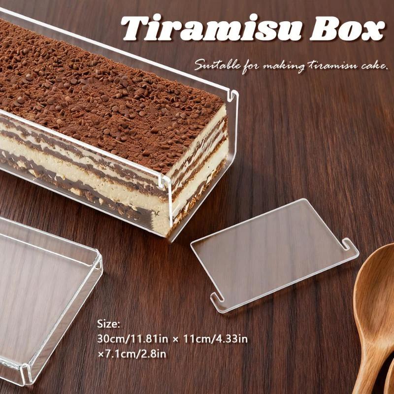 Kitchen Baking Storage Containers - Recipiente Retangular de Acrílico Resistente para