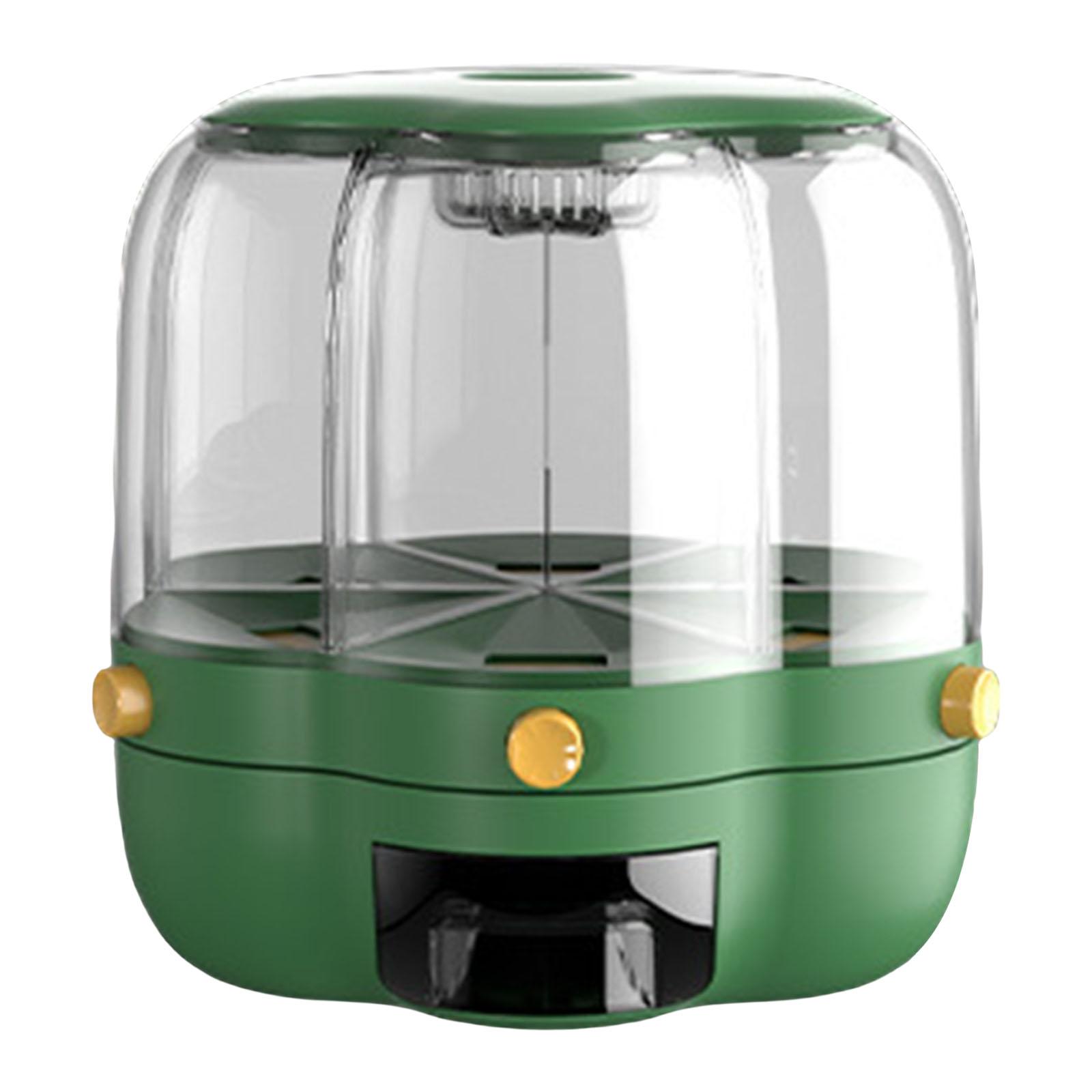 Kitchen Baking Organization - Dispensador de Cereais Rotativo, Balde de