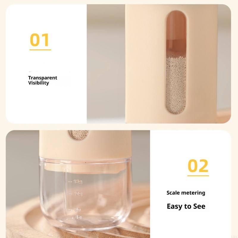 Kitchen Baking Storage Containers - Tipo imprensa higiênica dispensador tempero organizador