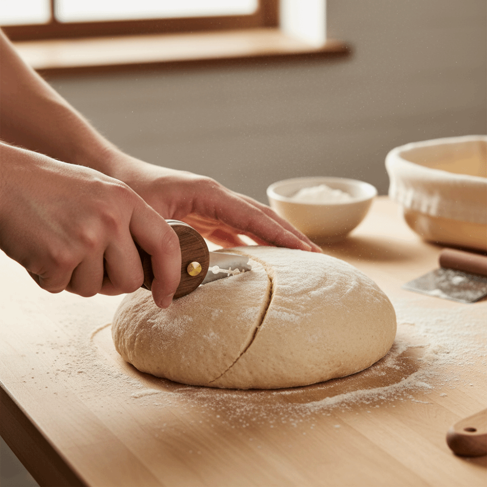 Bread Lame Scoring - Cortador de Pão Dobrável com Cabo