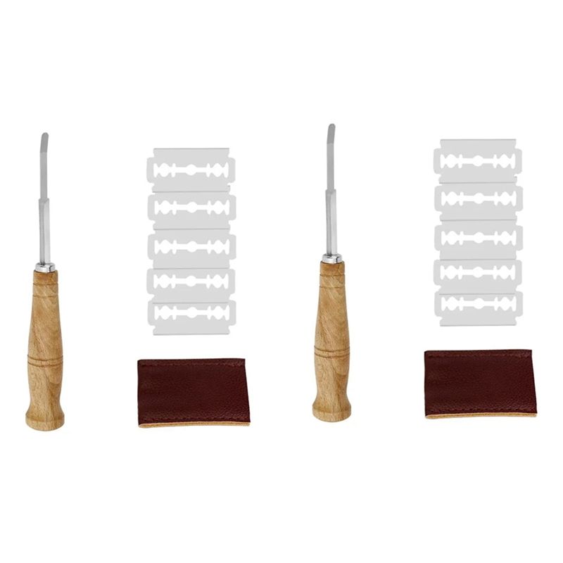 Bread Lame Scoring - Conjunto de Facas para Pão A67K-2,