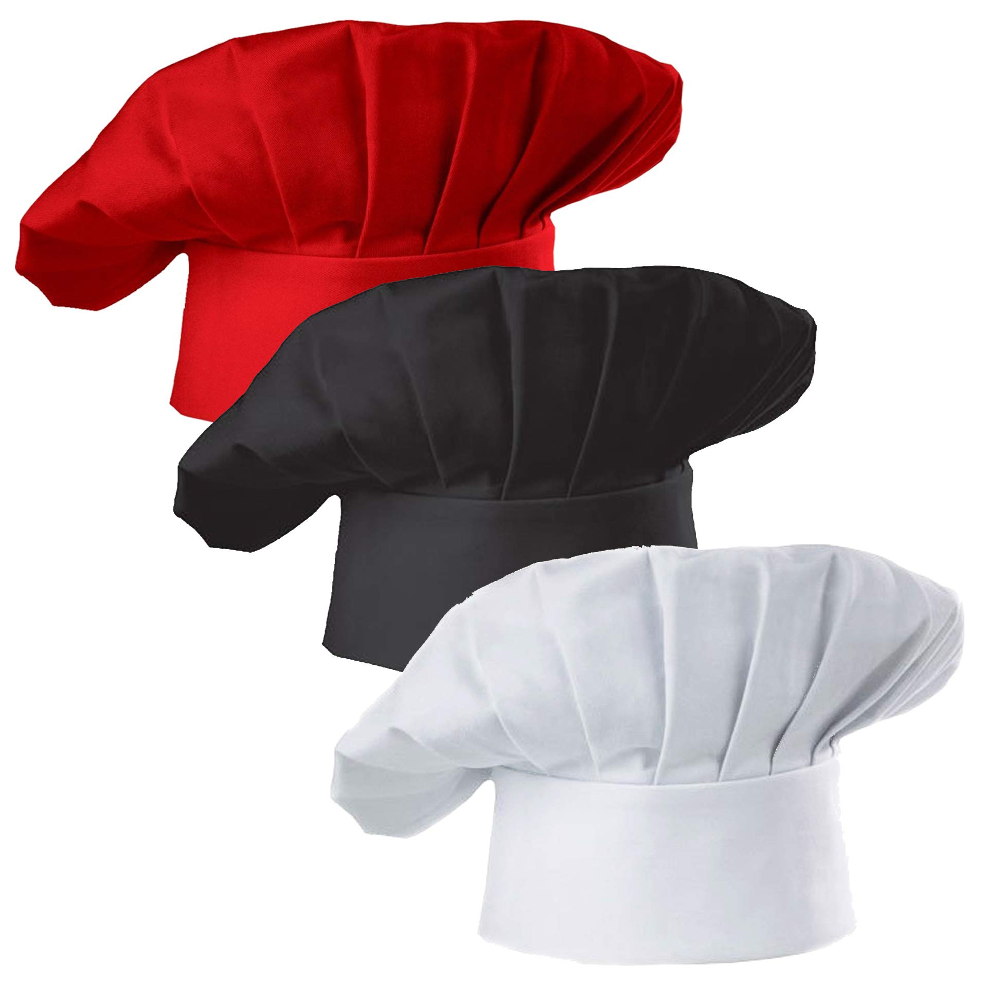 Kitchen Baker - Conjunto de 3 Chapéus de Chef