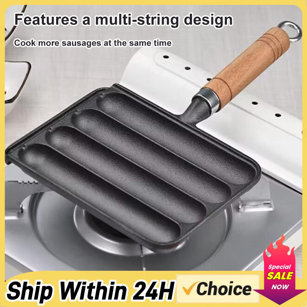 Kitchen Baking Tray Organiser - Panela de Ferro Fundido Pré-Temperada Antiaderente
