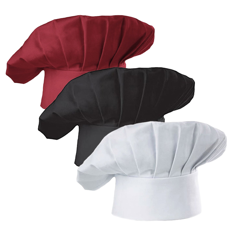 Kitchen Baker - Conjunto de 3 Chapéus de Cozinheiro