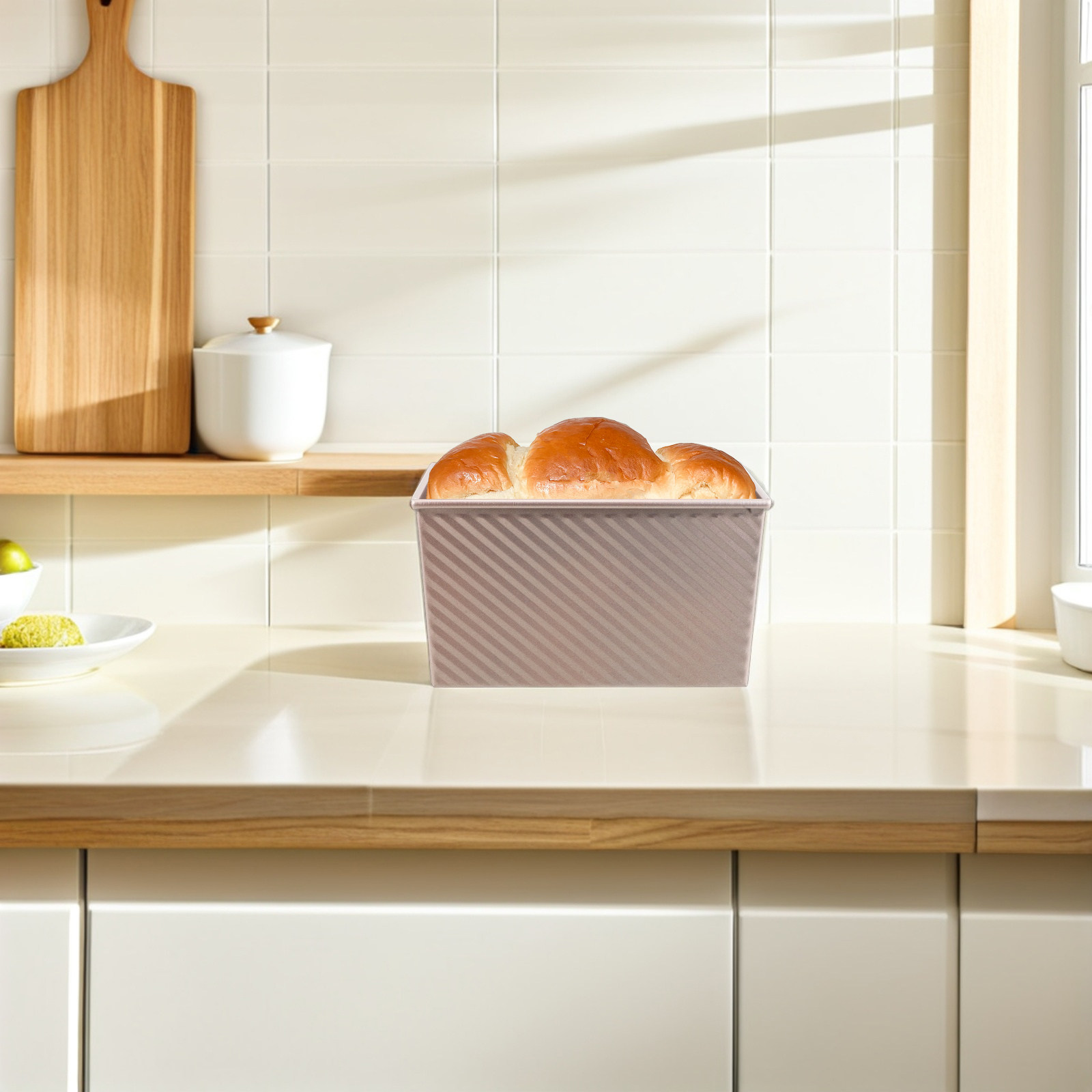 Kitchen Baking Pans - Forma Retangular Antiaderente de Aço Carbono
