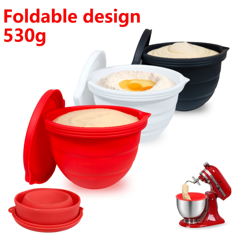 Baking Kitchen Set Up - Forro de silicone dobrável para batedeiras
