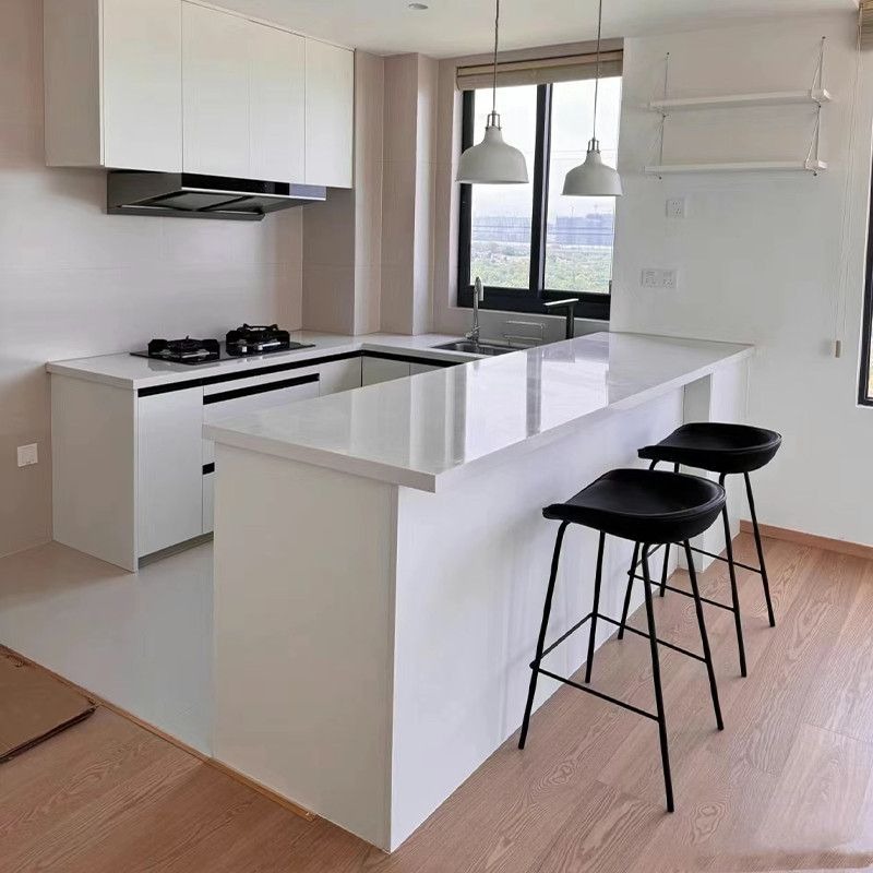 Kitchen Island Baking Table - Ilha de Cozinha Integrada com Mesa