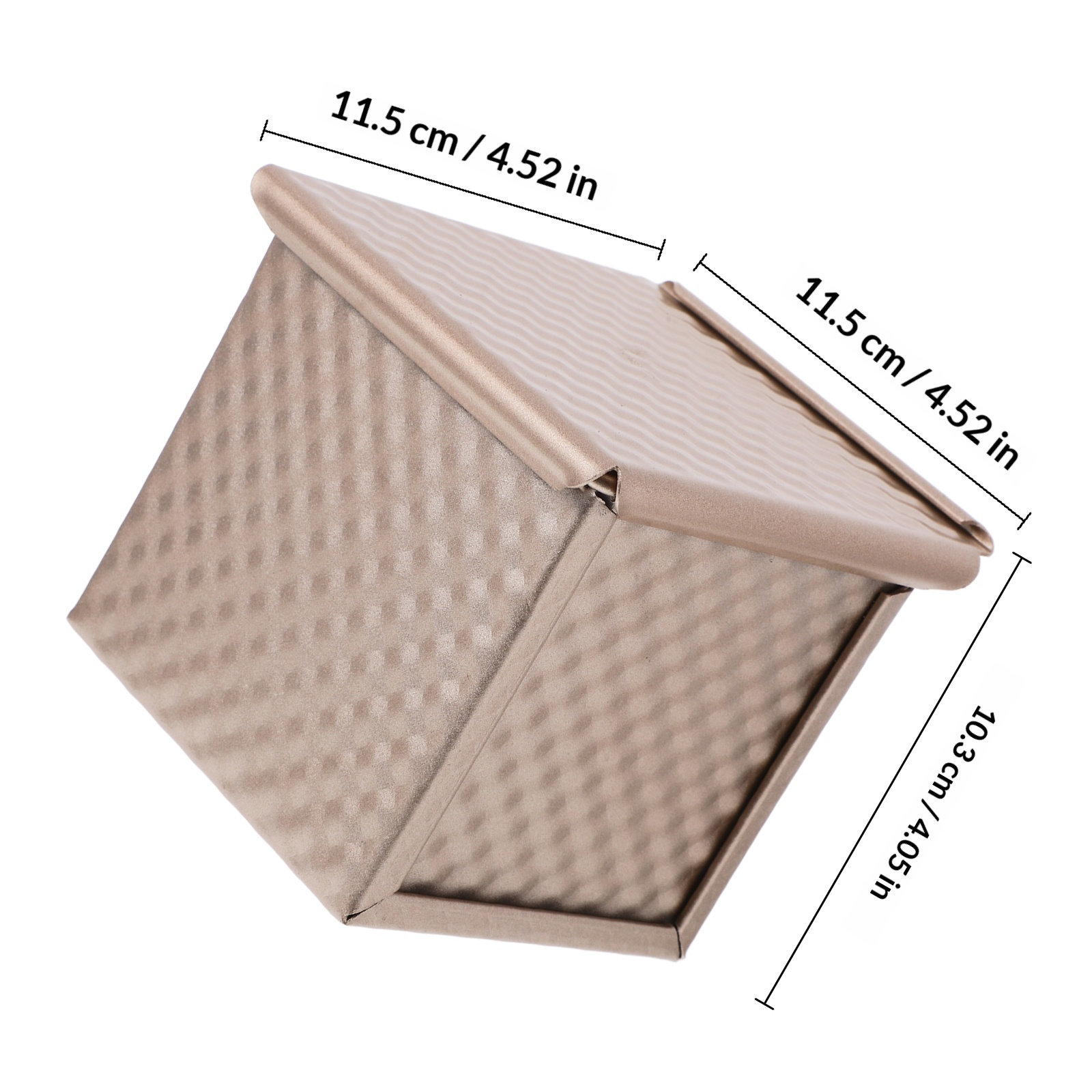 Forma de Pão Mini Pullman Anti - Kitchen Baking Pans avaliação e preço