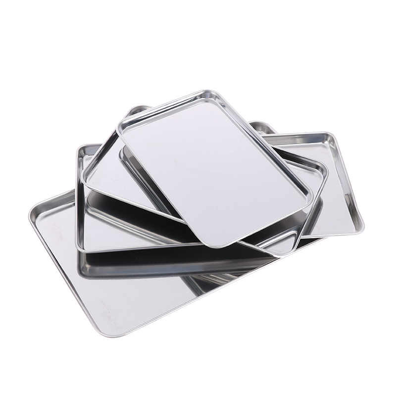 Placa retangular de aço inoxid - Kitchen Baking Tray Organiser avaliação e preço