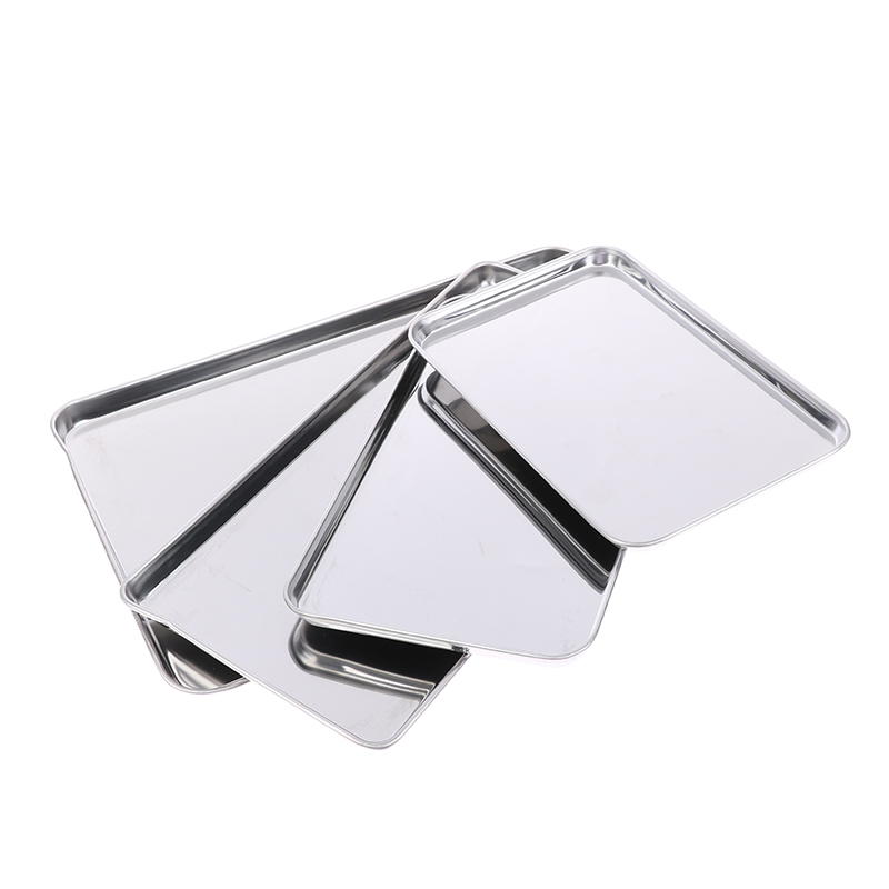 Placa retangular de aço inoxid - Kitchen Baking Tray Organiser avaliação e preço