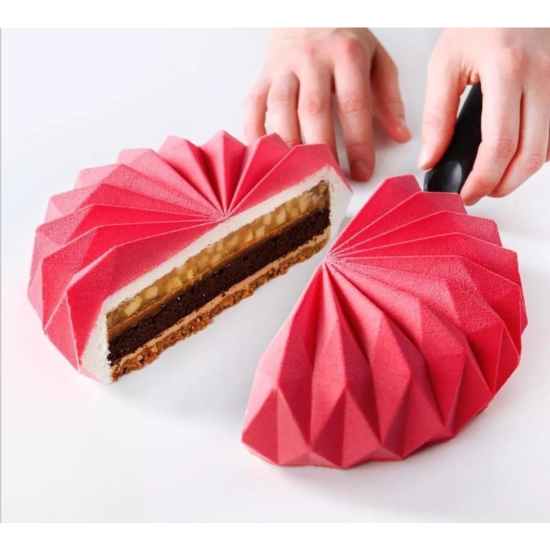 3d redondo francês mousse bolo - Kitchen Baker avaliação e preço