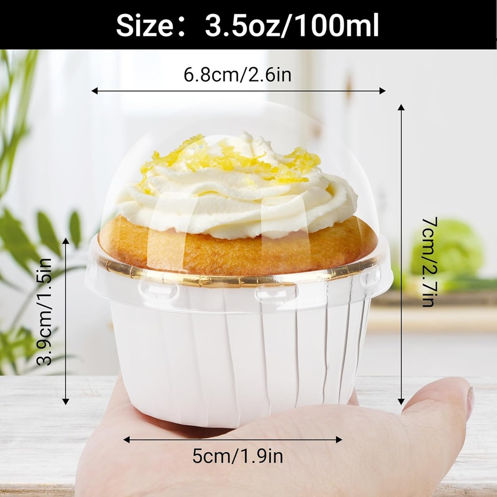 50 pçs muffins copo de papel c - Kitchen Baking Cake avaliação e preço