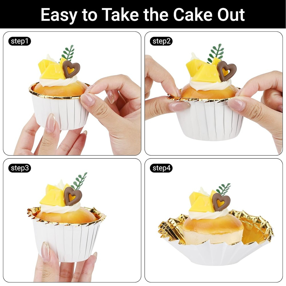 50 pçs muffins copo de papel c - Kitchen Baking Cake avaliação e preço