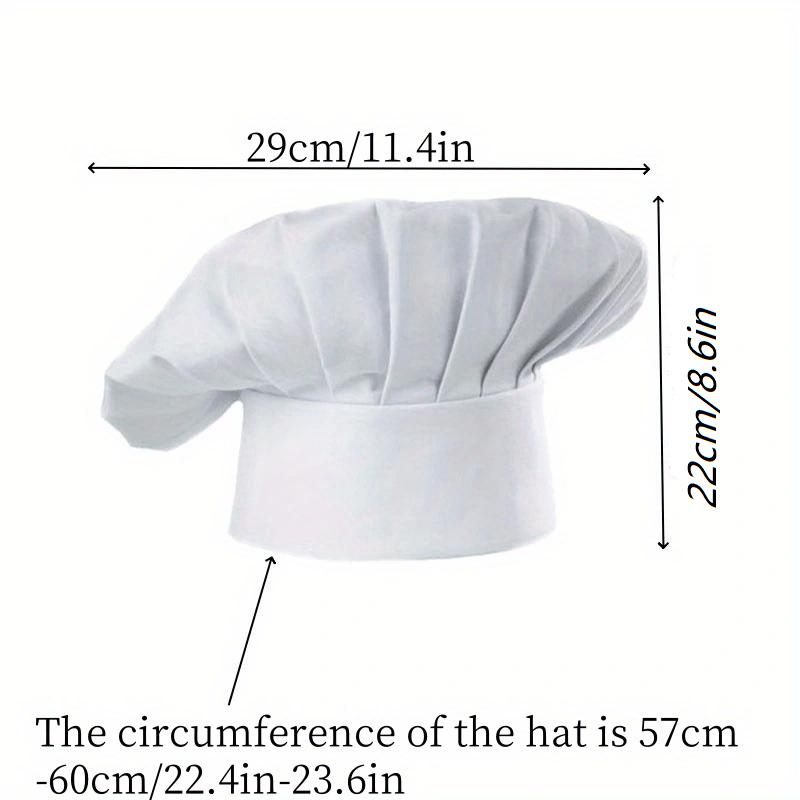 Conjunto de 3 Chapéus de Chef  - Kitchen Baker avaliação e preço