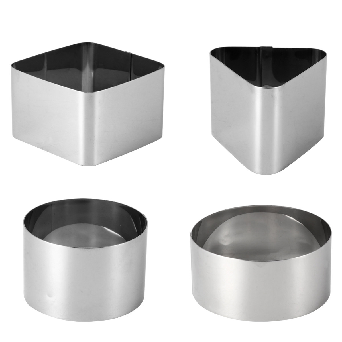 4 Peças de Moldes de Bolo em A - Kitchen Baking Cake avaliação e preço