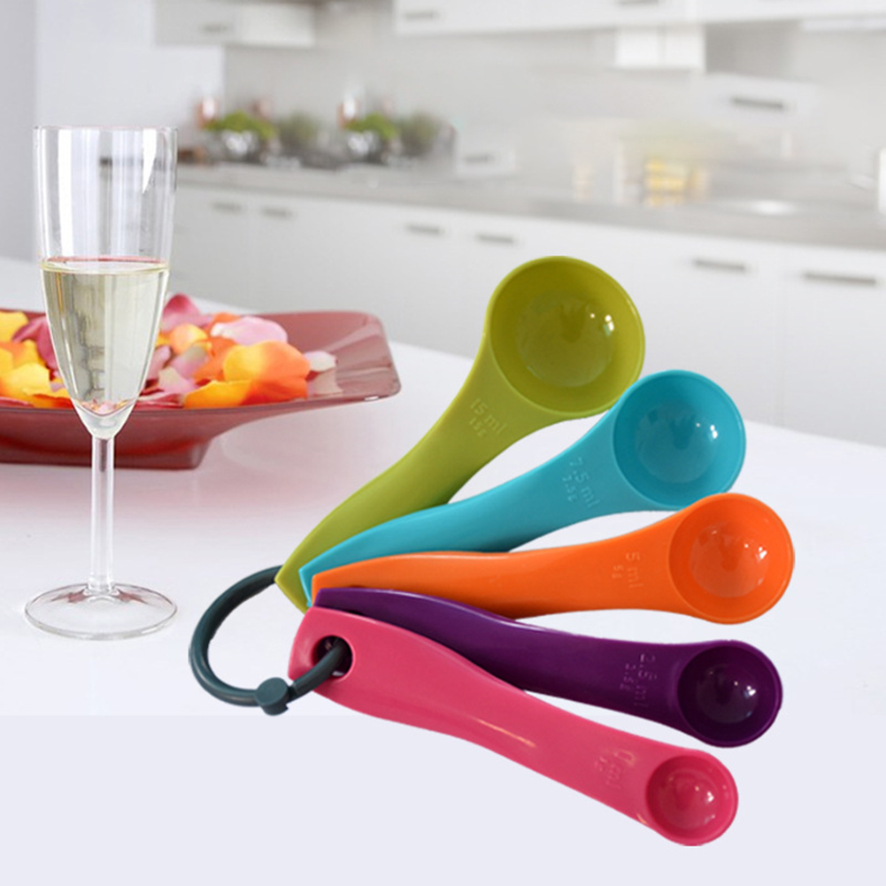 5-piece colorido colher de óle - Kitchen Baking Utensil Set avaliação e preço