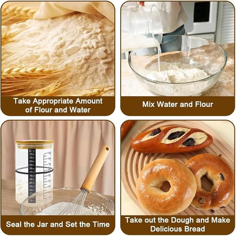 Kit de frasco de partida de ma - Kitchen Baking Storage Containers avaliação e preço