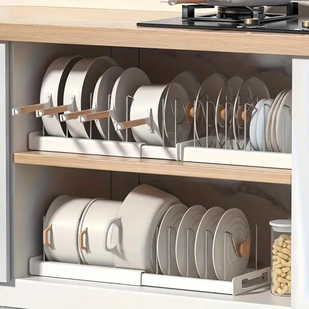 Organizador Expansível para Pa - Kitchen Baking Pan Organizer avaliação e preço