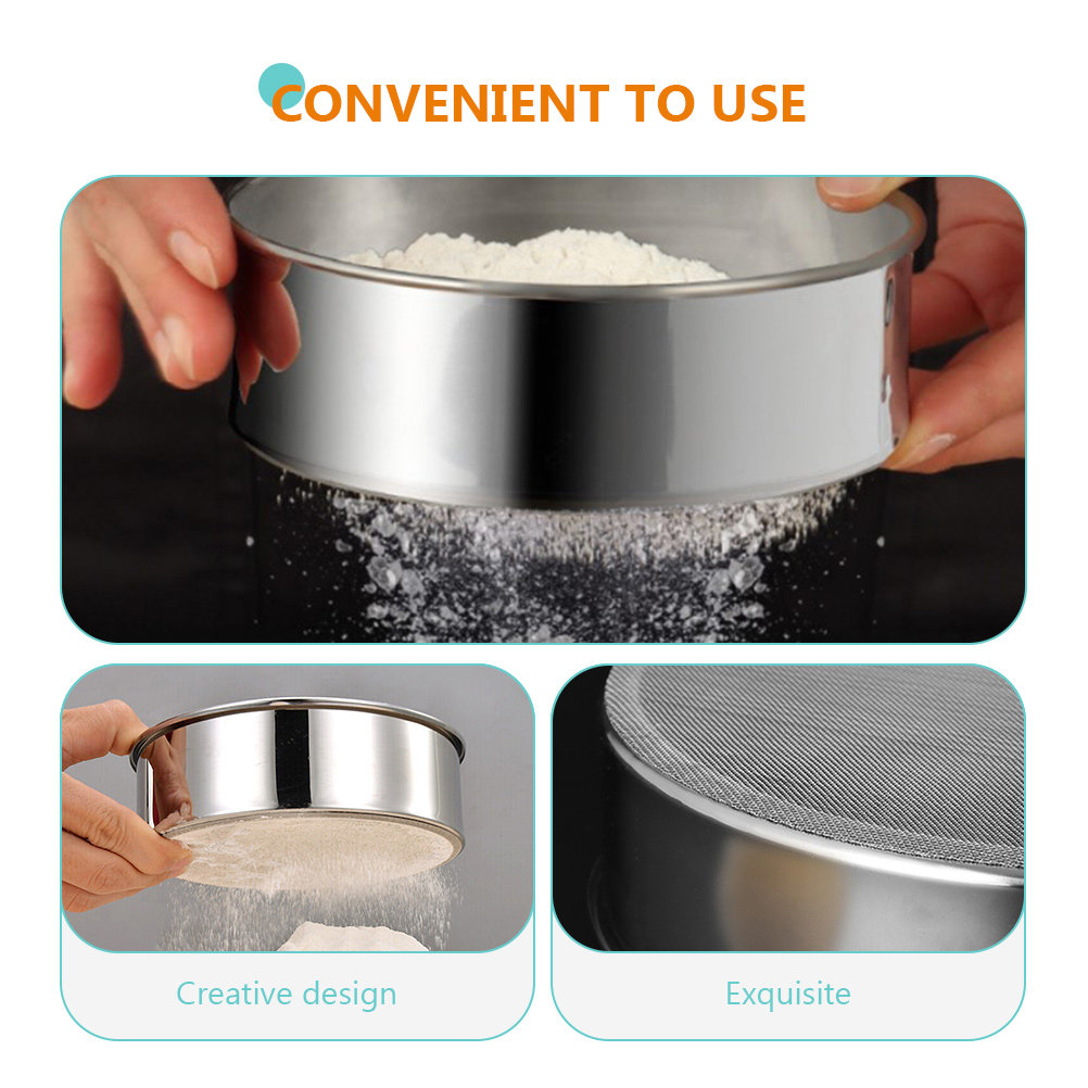 Conjunto de 3 Peneiras de Fari - Kitchen Baking Utensil Set avaliação e preço