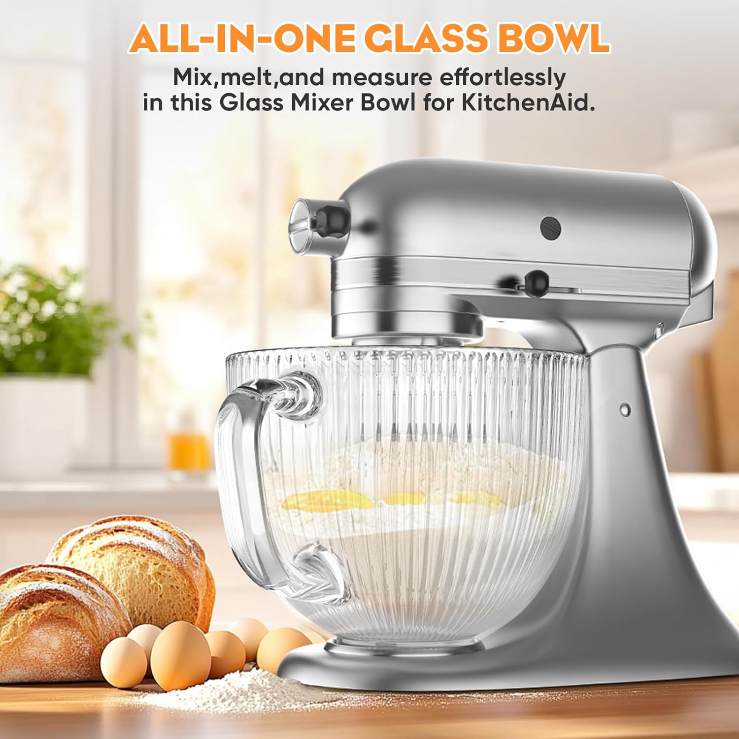 Tigela de vidro GVODE para mis - Kitchenaid Baking Set avaliação e preço