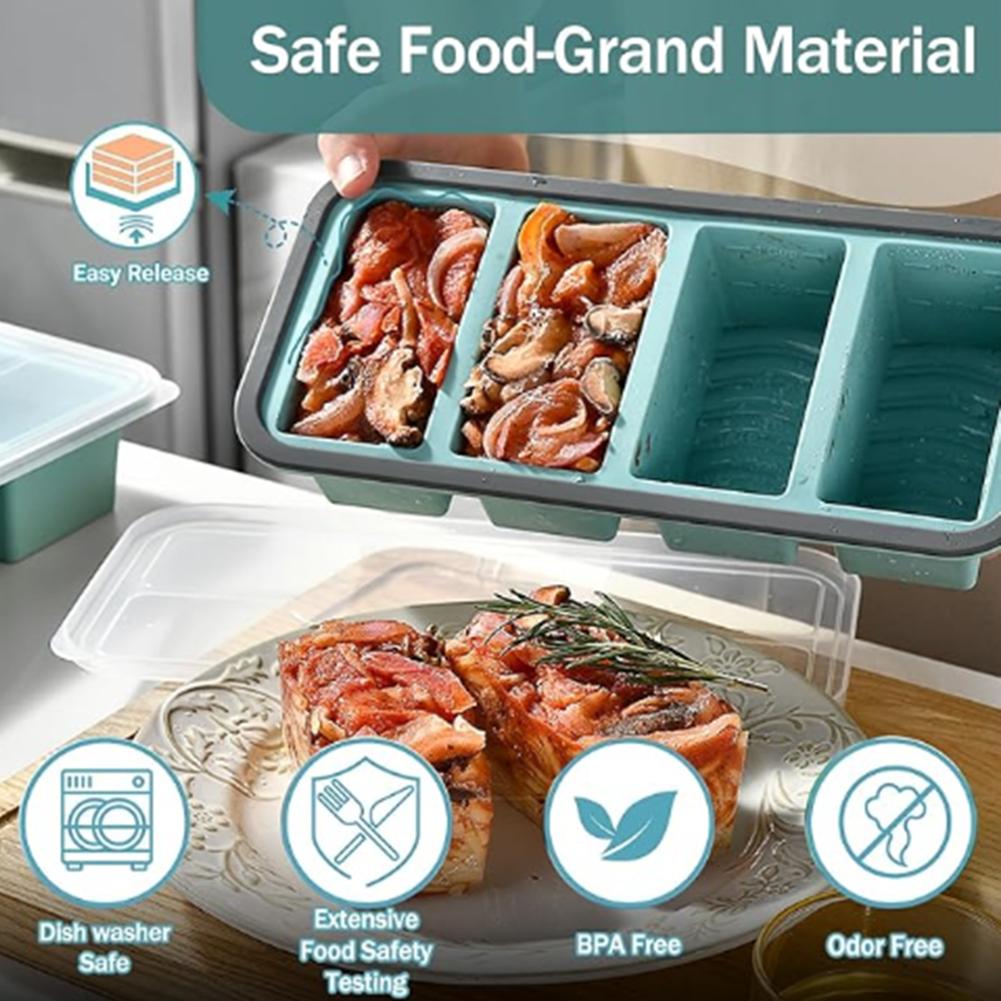 Forma de Gelo Gigante de Silic - Kitchen Baking Storage Containers avaliação e preço