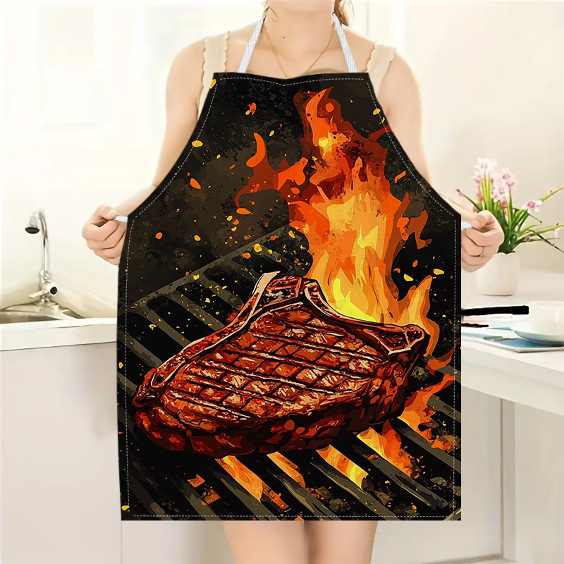 Avental de Churrasco com Estam - Kitchen Baking Area Ideas avaliação e preço
