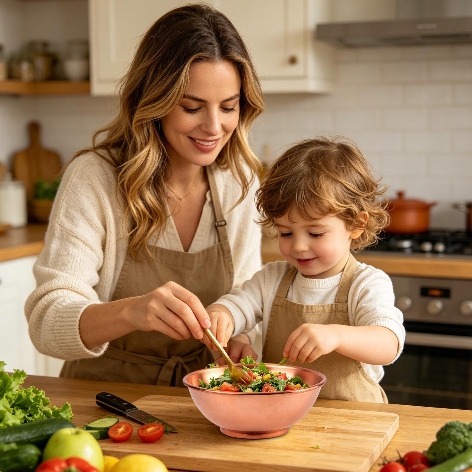 Tigela de Cobre Grande para Ar - Kitchen Baking Storage Containers avaliação e preço