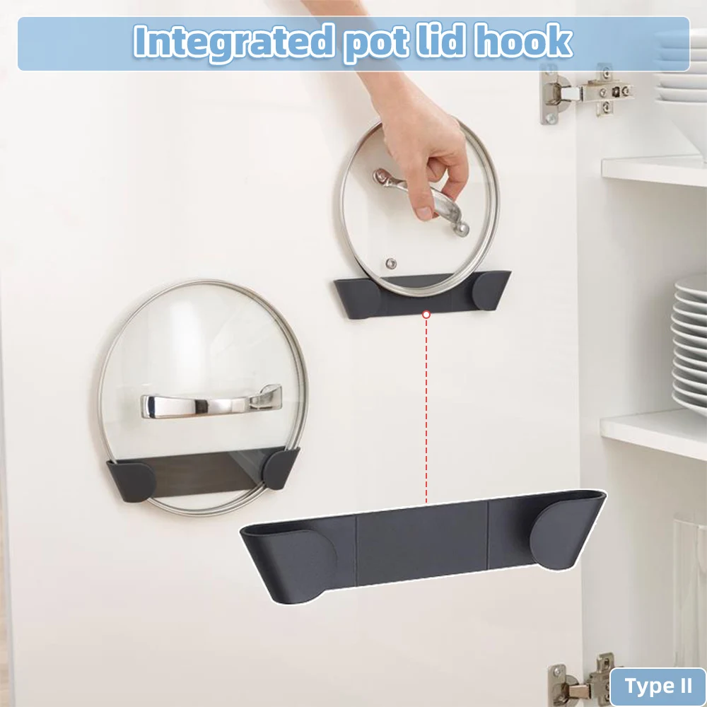 3 pares auto-adesivo pote tamp - Kitchen Baking Pan Organizer avaliação e preço