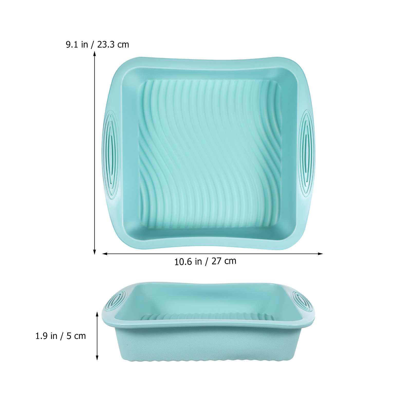 Forma de Silicone Quadrada par - Kitchen Baking Pans avaliação e preço