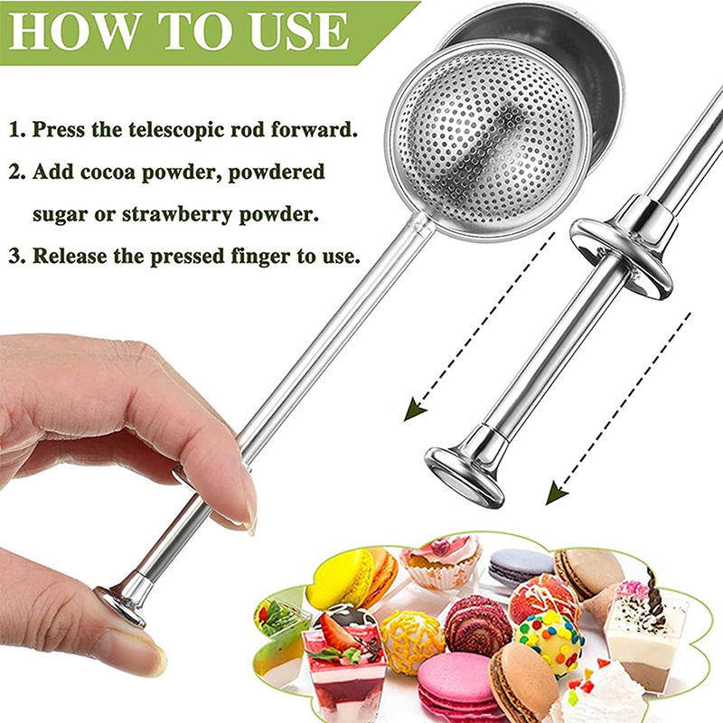 Colher Filtradora de Farinha e - Kitchen Baker avaliação e preço