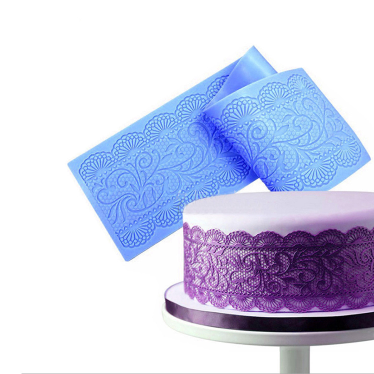 Molde de Silicone para Renda d - Silicone Cake Mold avaliação e preço